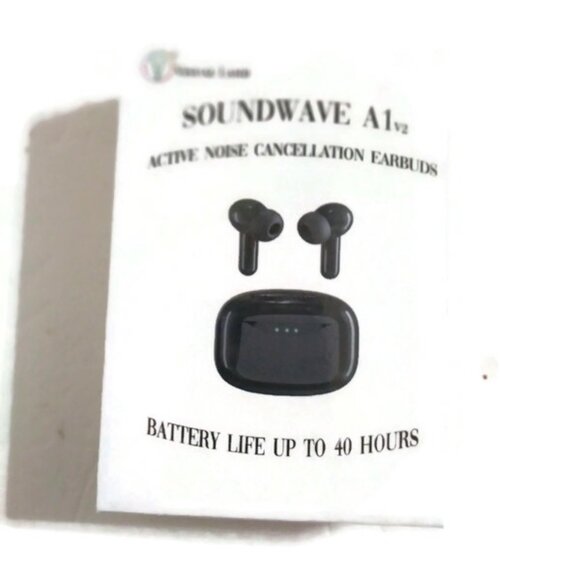 EARBUDS NEW IN BOX The Visual Land SOUNDWAVE A1 Earbuds - Picture 2 of 3